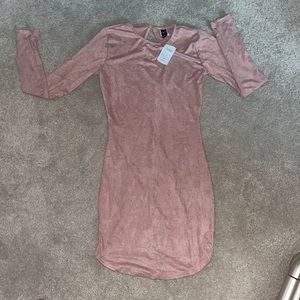 Suede dress